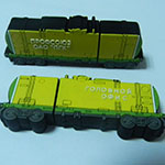 Флешка грузовой вагон с логотипом Профсоюз ОАО ПГК