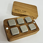 Камни для виски с логотипом PARTY TIME