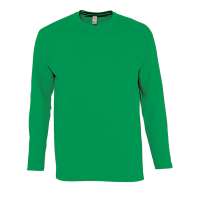 Футболка мужская с длинным рукавом MONARCH, зелёный, 5XL, 100% хлопок, 150 г/м2