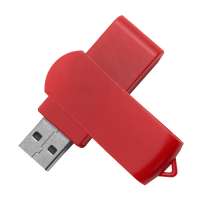 USB flash-карта SWING (8Гб), красный, 6, 0х1, 8х1, 1 см, пластик