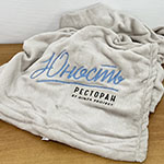 Плед с логотипом Юность