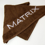 Жаккардовое полотенце с логотипом MATRIX