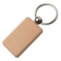Брелок TIMBER RECTANGLE; 5, 2 x 3, 2 x 0, 7 см; дерево