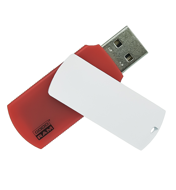 Флеш накопитель USB 2. 0 Goodram Colour 8GB, пластик, красный/белый