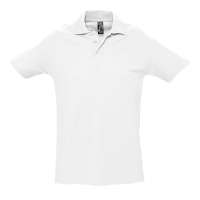 Рубашка поло мужская SPRING II, белый, 4XL, 100% хлопок, 210/м2