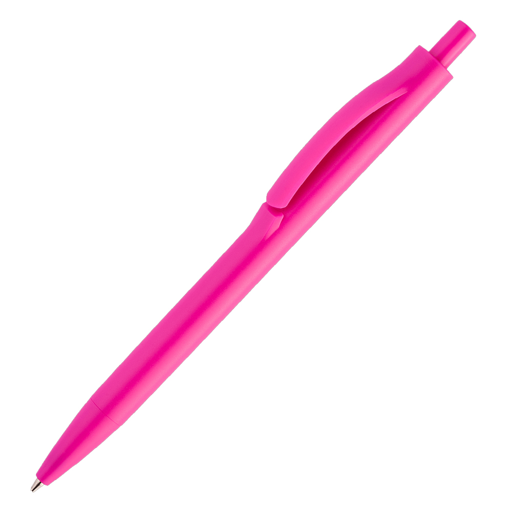 Ручка шариковая IGLA COLOR, пластиковая, розовая