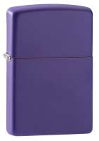 Зажигалка ZIPPO Classic с покрытием Purple Matte, латунь/сталь, фиолетовая, матовая, 38x13x57 мм