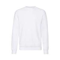 Толстовка мужская с начесом "Classic Set-In Sweat", белый_L, 80% х/б, 20% п/э, 260 г/м2