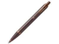 Шариковая ручка Parker IM Monochrome Brown, стержень: M, цвет чернил: blue, в подарочной упаковке. 