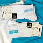 Гетры и футбольная форма, логотип Scarlett