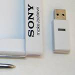 Набор: визитница, флешка, ручка, логотип SONY