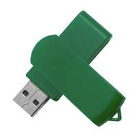 USB flash-карта SWING (8Гб), зеленый, 6, 0х1, 8х1, 1 см, пластик