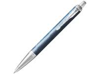 Шариковая ручка Parker IM Premium K318 Blue Grey CT, стержень: M, цвет чернил: blue, в подарочной упаковке. 