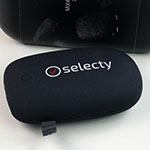 Аккумулятор в виде камня с логотипом Selecty, soft grip