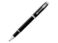 Ручка-роллер Parker IM Mat Black CT, стержень: F, цвет чернил: black, в подарочной упаковке. 