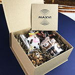 Набор с миндалем и шоколадом с логотипом MAXVI