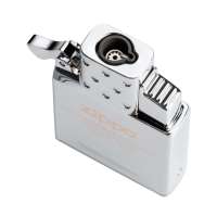 Газовый вставной блок для широкой зажигалки Zippo, одинарное турбо пламя, нержавеющая сталь