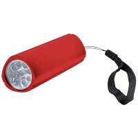 Фонарь треугольный (9 LED); красный; 9, 7х3 см; металл; лазерная гравировка