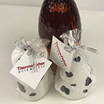 Свечи и игрушка с логотипом ThermoFisher