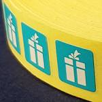 Наклейки для подарков Scarlett