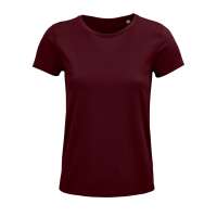 Футболка женская "CRUSADER WOMEN", бордовый, 2XL, 100% органический хлопок, 150 г/м2