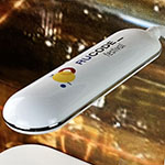 Лампа с логотипом Rucode