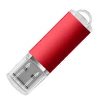USB flash-карта "Assorti" (8Гб), красная, 5, 8х1, 7х0, 8 см, металл