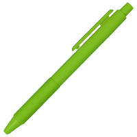 Ручка шариковая Flora Color с полугелиевым стержнем, зеленая