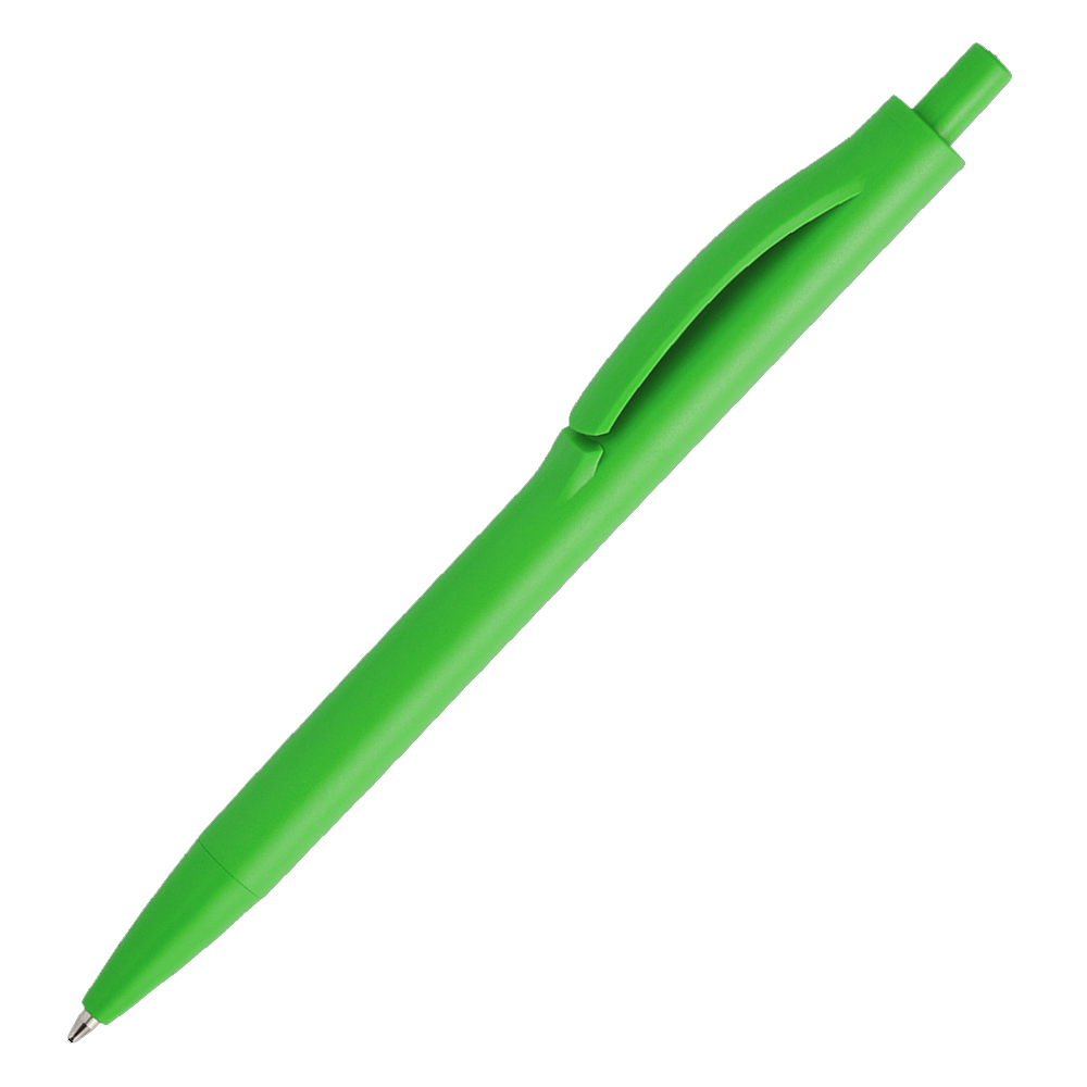 Ручка шариковая IGLA COLOR, пластиковая, зеленая