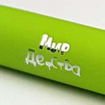 Ручка софт-тач, логотип Мир детства