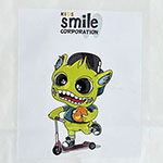 Бумажный пакет с логотипом Smile