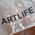 Зонт-трость прозрачный с логотипом ARTLIFE