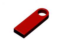 USB 3. 0-флешка на 32 Гб с мини чипом и круглым отверстием, красный