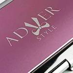 Визитница металлическая, логотип АдверСтайл