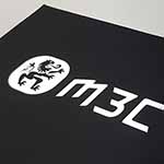 Ежедневник-блокнот с тиснением фольгой, логотип МЗС