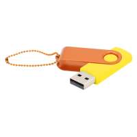 Флешка Designer To Go 2. 0 USB 16Gb, желтый/оранжевый