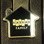 Брелок-домик с логотипом KASKAD