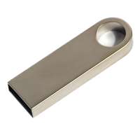 USB flash-карта SMART (16Гб), серебристая, 3, 9х1, 2х0, 4 см, металл