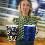 Кружки-хамелеон с логотипом Театр Мимики и Жеста