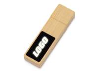 USB 2. 0- флешка на 32 Гб c подсветкой логотипа Bamboo LED