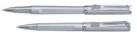 Набор Pierre Cardin PEN&PEN: ручка шариковая + роллер. Цвет - серебристый. Упаковка Е. 