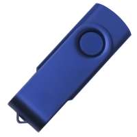 USB flash-карта DOT (8Гб), синий, 5, 8х2х1, 1см, пластик, металл