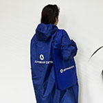 Дождевик и шоппер с логотипом Дорожная сеть