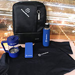 Набор с логотипом PrideInBrains: рюкзак,брелок,френч-пресс,аккумулятор,термос и футболка