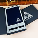 Набор с ежедневником и ручкой, логотип New Stream Group