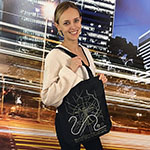 Сумка шоппер с логотипом Музей Транспорта Москвы