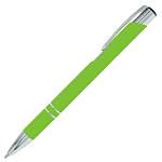 Ручка шариковая Legend Soft Touch, зеленая